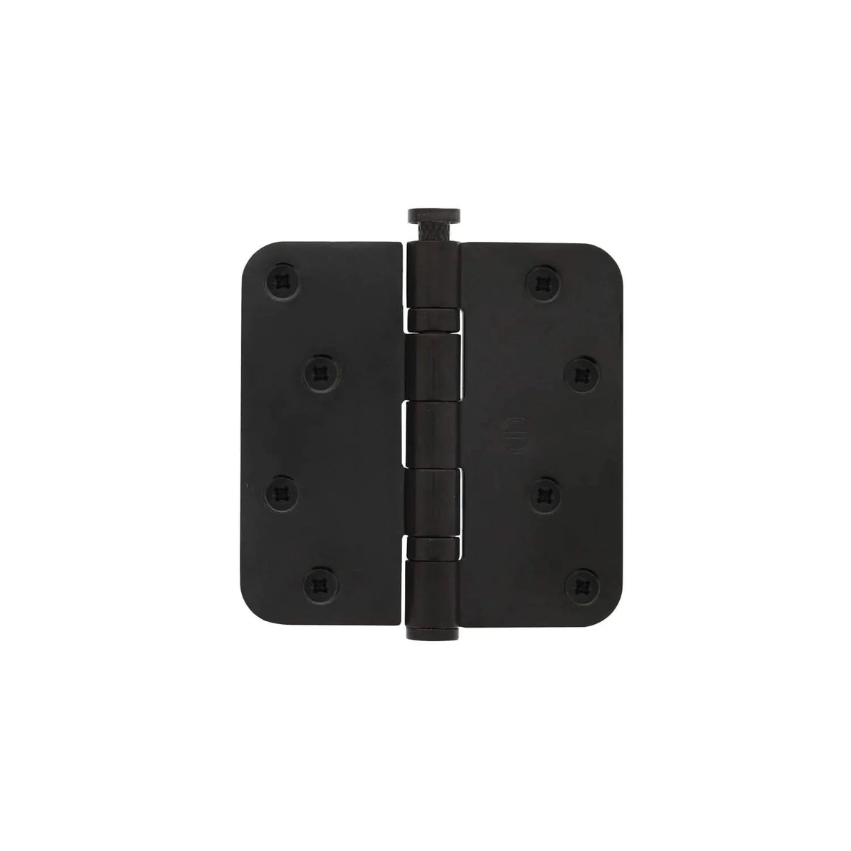 Deurscharnieren: kogellagerscharnier 89 x 89 mm mat zwart voor een zware deur