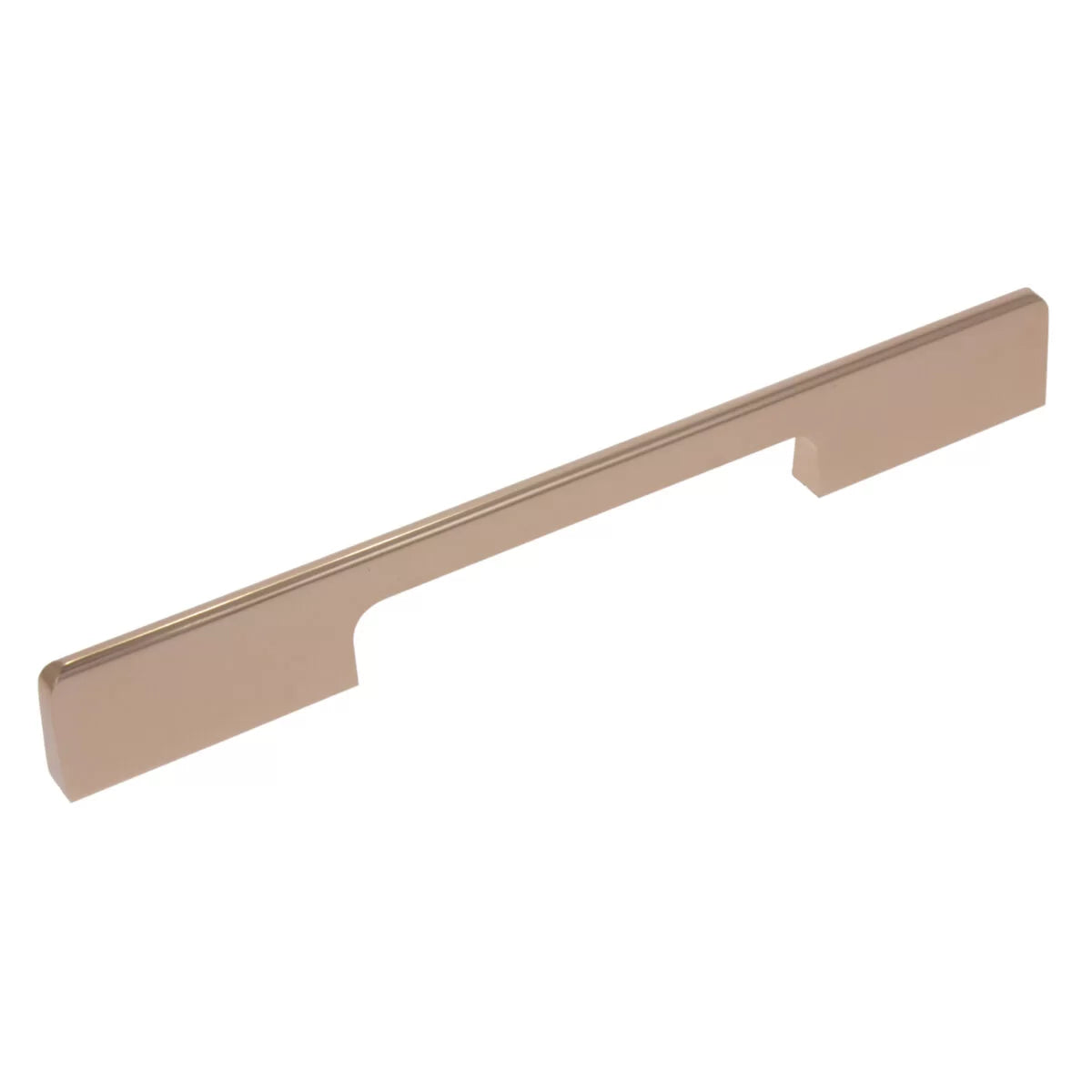 Starx koper meubelgrepen 10x25 mm in 96/128/160/192 mm en HDD Pro Petra/Cubica/Beugel messing gelakt/gepolijst/mat goud — kasttrekkers voor moderne keuken en kledingkast in warm koper en messing-toon.