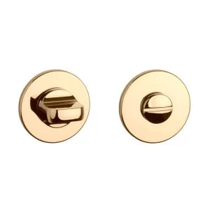 Differnz WC Goud Rond 53mm, STERK 1712 OVAL PRO mat goud, Aprile Comfort, Premium en Prestige goud satiné, mat en gepolijst PVD, AXA Klik rond Goud, Formani BASIC LBWC50 PVD Mat Goud plus DND Brushed Goud Fine — goud WC sluiting rond.