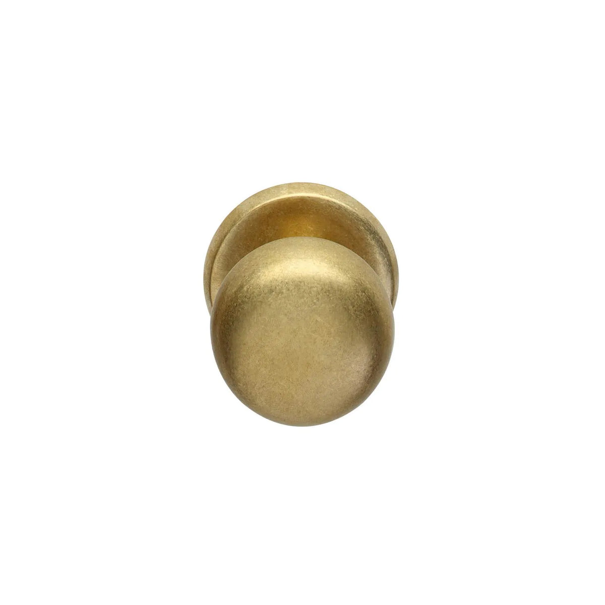 Intersteel voordeurknop zwaar messing getrommeld voor klassieke voordeur