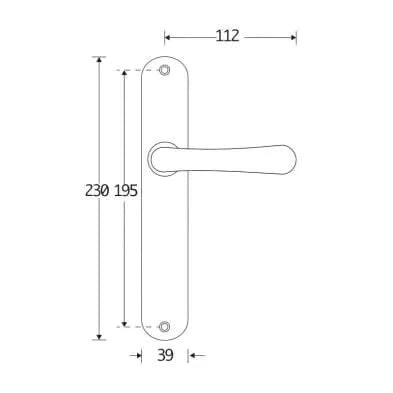 Artitec Mi Satori Linea XL/Modern messing ongelakt - detail