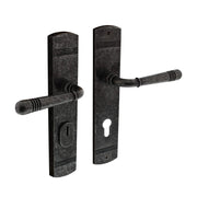 Intersteel Veiligheidsbeslag Helena achterdeur Oud Grijs vooraanzicht