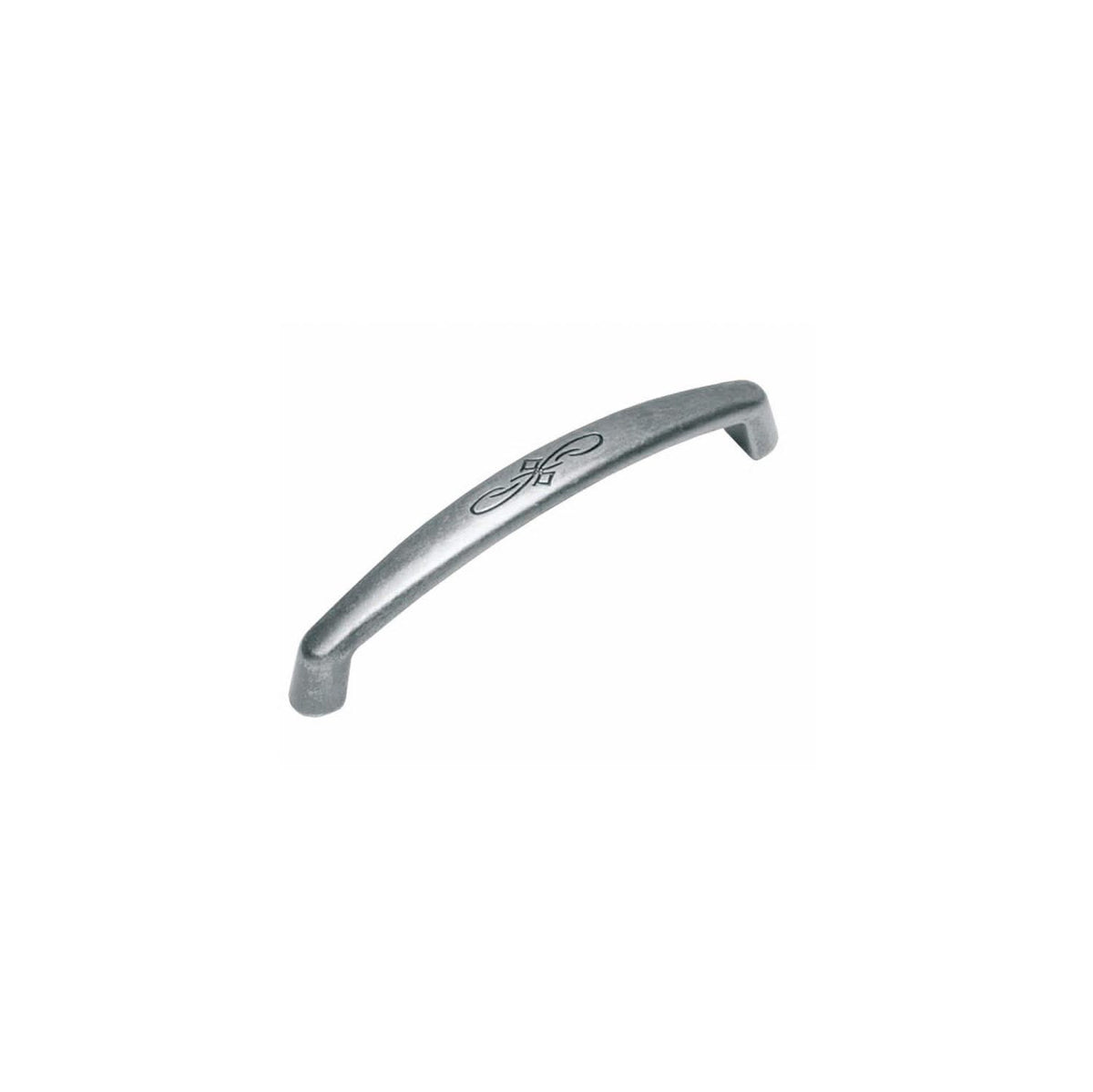 Intersteel meubelgreep Bloem 138 mm grijs vooraanzicht