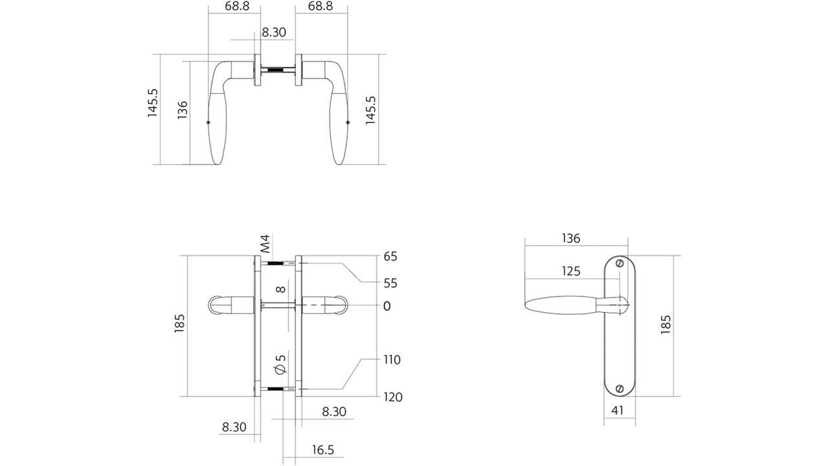 Intersteel 0023.121711 maattekening