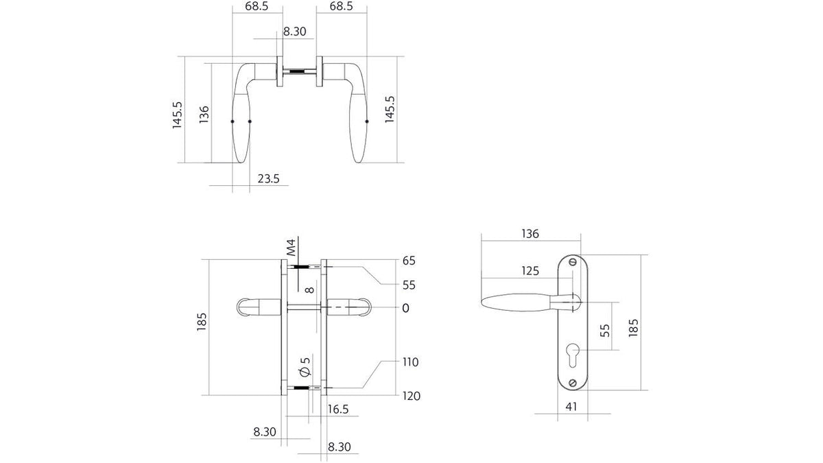 Intersteel 0023.121729 maattekening