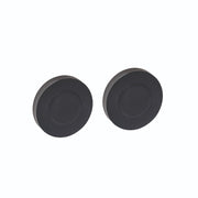 Intersteel afdekrozetten verdekt ø53x10mm zwart vooraanzicht