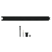Intersteel tussenrail schuifdeursysteem 45cm mat zwart vooraanzicht