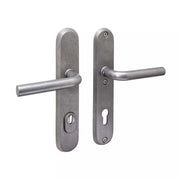Intersteel Luzern veiligheidsbeslag kruk/kruk PC92 RVS getrommeld - vooraanzicht