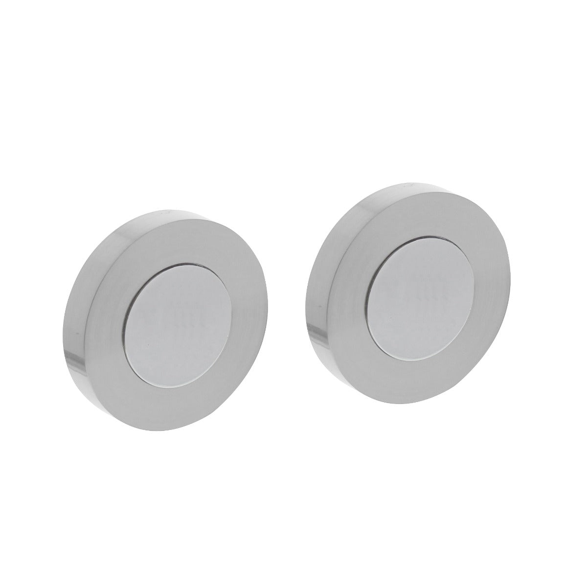 Intersteel afdekrozetten verdekt ø53x10mm rvs vooraanzicht