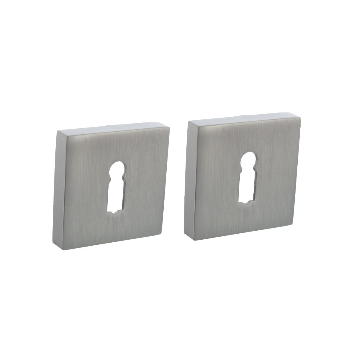 Intersteel sleutelrozetten verdekt 52x52x10mm rvs vooraanzicht