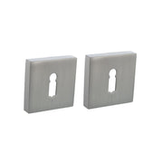 Intersteel sleutelrozetten verdekt 52x52x10mm rvs vooraanzicht