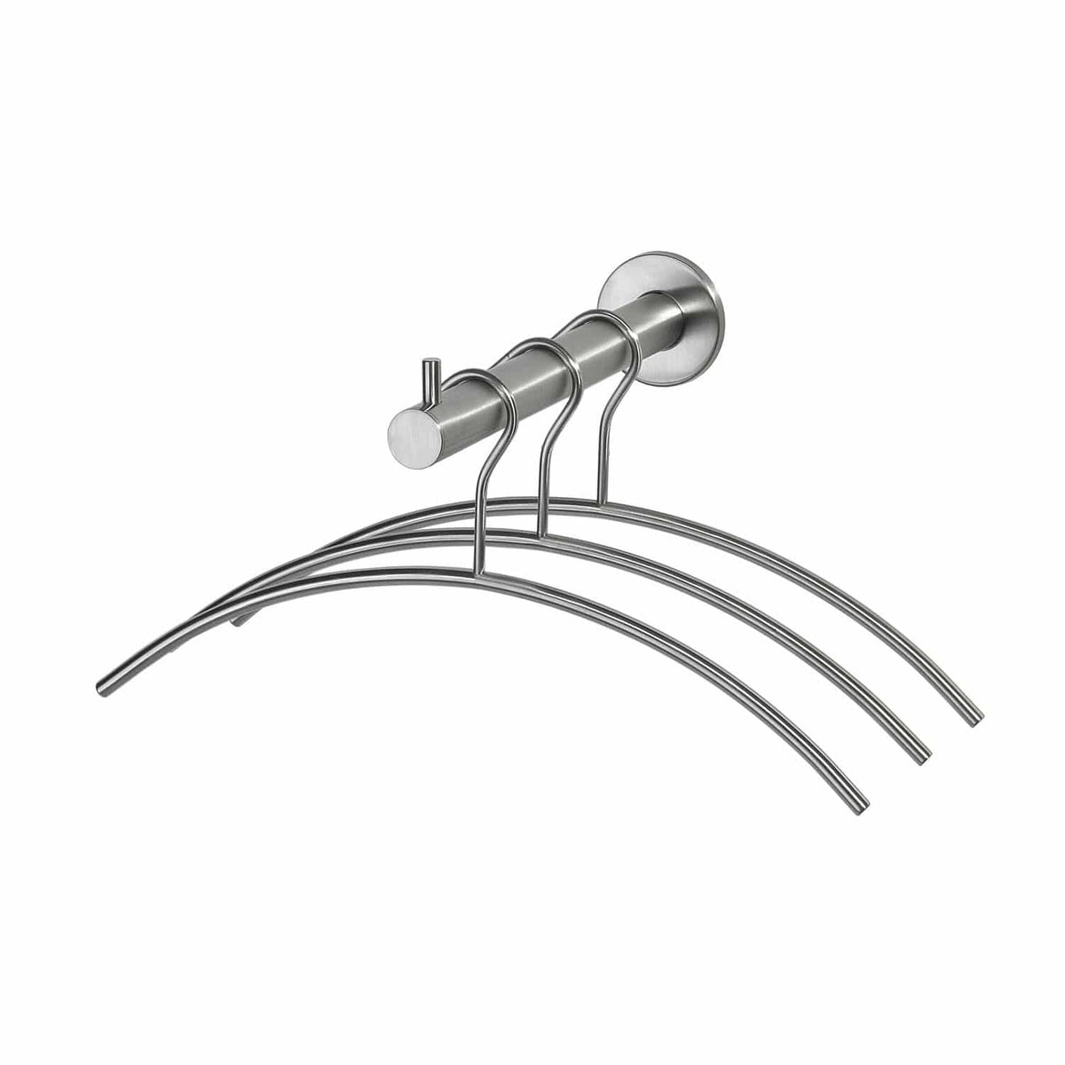 Intersteel garderobesteun RVS geborsteld vooraanzicht