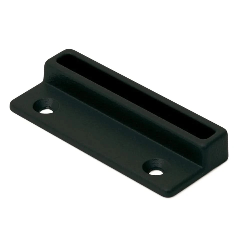 DX raamboomplaatje 74x30 mm zwart epoxy Dulimex - vooraanzicht