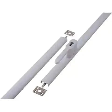 Dulimex DX espagnoletsluiting SKG F1 epoxy zilvergrijs vooraanzicht