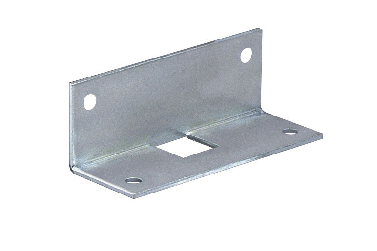 DX Hoeksluitplaat 13x13 mm t.b.v. pompespagnolet verzinkt - Deurbeslag-expert