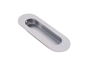Dulimex DX schuifdeurkom ovaal 120x40 mm RVS geborsteld - verzonken inbouwkom