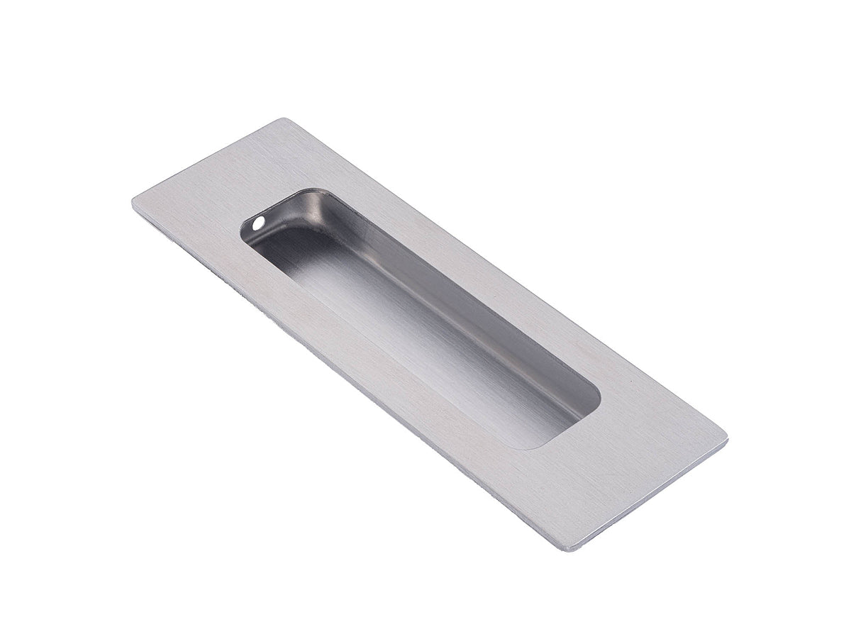 Dulimex DX schuifdeurkom vierkant 120x40 mm RVS geborsteld - verzonken inbouwkom