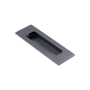 Dulimex DX schuifdeurkom vierkant 120x40 mm PVD gun metal - verzonken inbouwkom