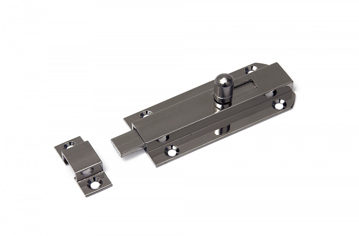 Dulimex profielschuif vlak 25x40 mm messing vernikkeld – vooraanzicht