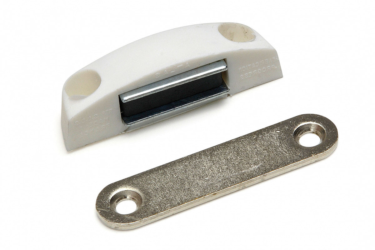 Dulimex magneetsnapper Atlas kunststof bruin mahonie