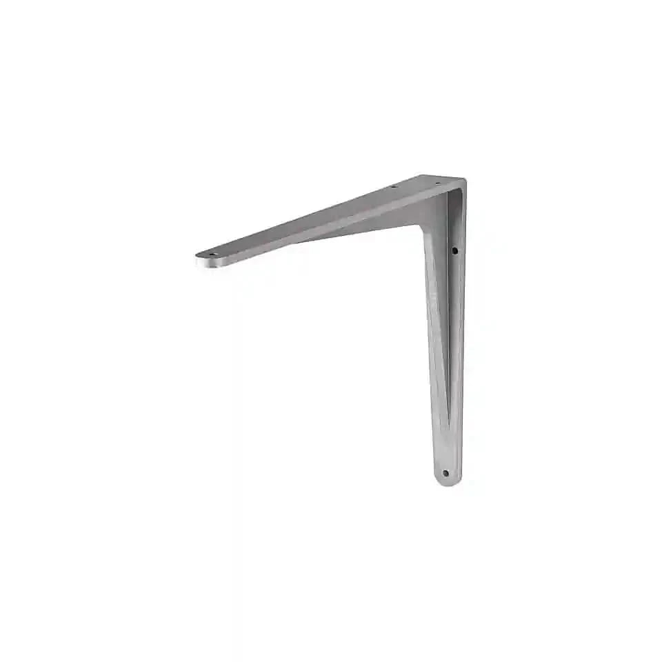 Dulimex DX plankdrager Herakles 340x290 mm aluminium zilver – vooraanzicht