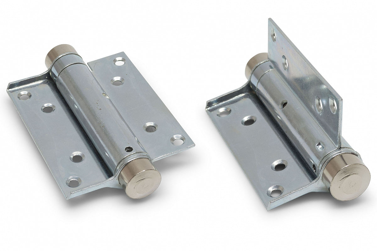 Dulimex set bommerscharnieren 30/100 mm staal zilvergrijs