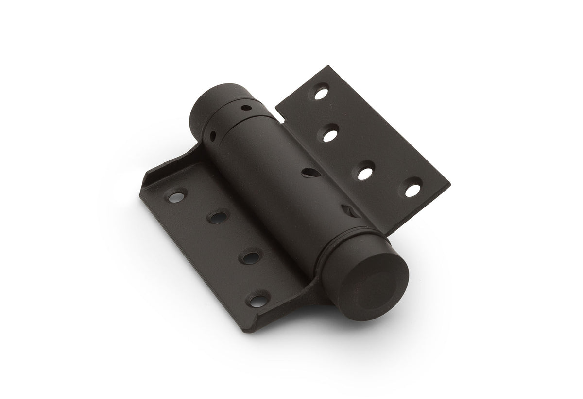 Dulimex IBFM bommerscharnier 175 mm enkelwerkend zwart gelakt vooraanzicht