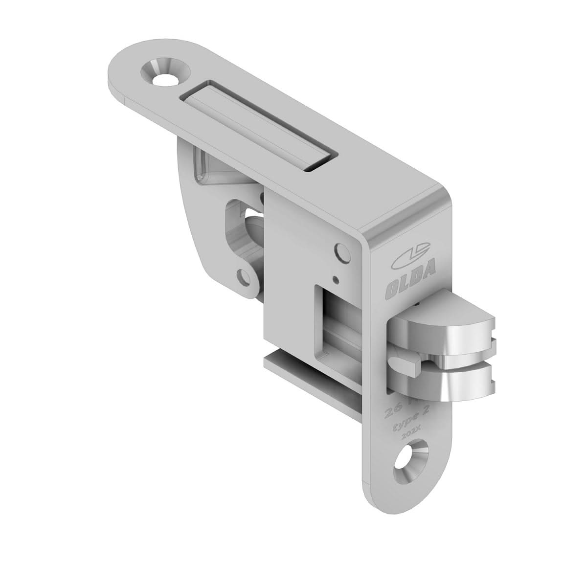 Dulimex automatische kantschuif 26 HZA TYPE 2 hoekmodel in staal verzinkt, productafbeelding