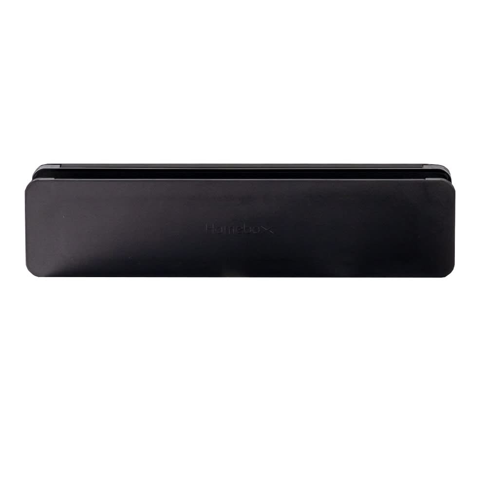 Homebox brievenbus zwart RAL 9005 / zwart RAL 9005 – koker en schacht
