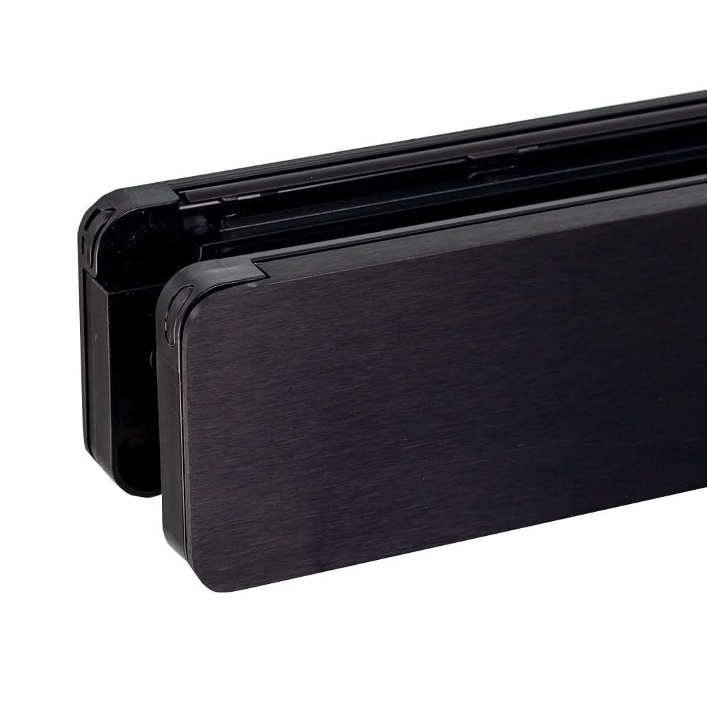 Homebox brievenbus zwart RAL 9005 / zwart RAL 9005 – gemonteerd in deur