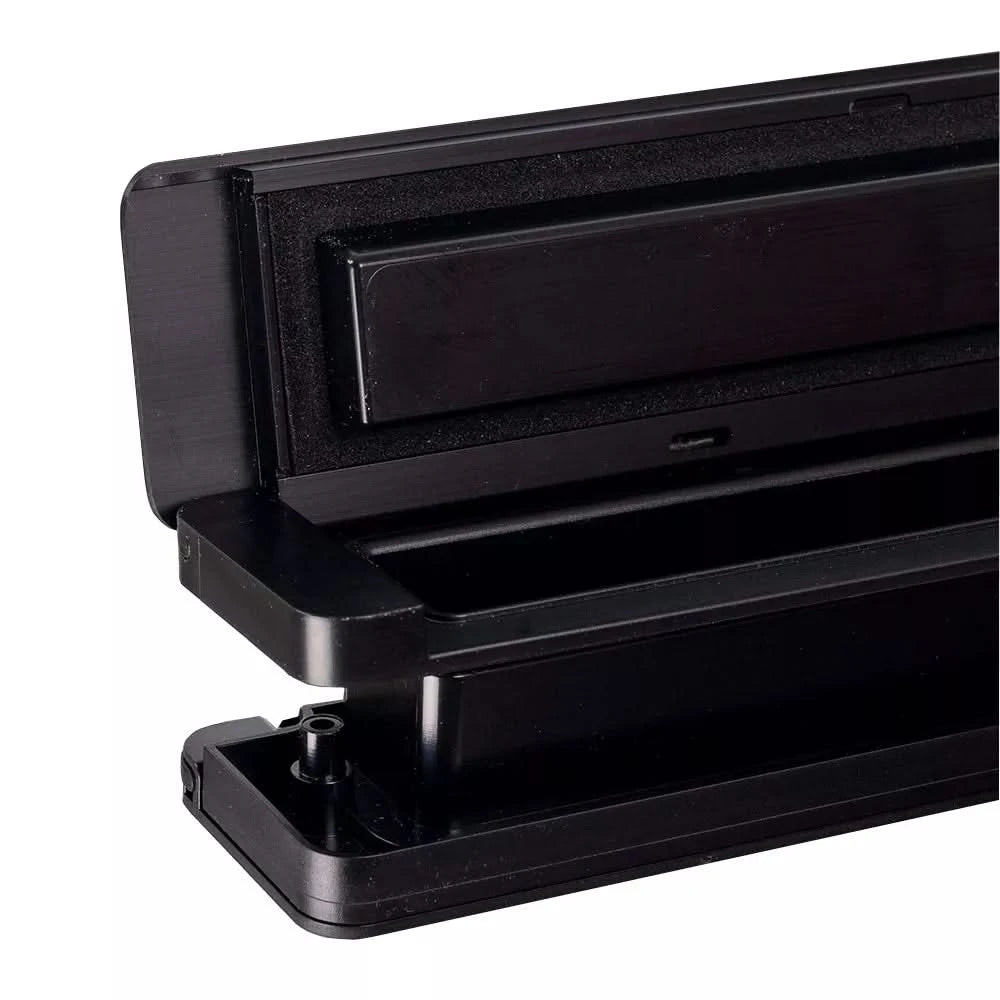 Homebox brievenbus zwart RAL 9005 / zwart RAL 9005 – geopende klep