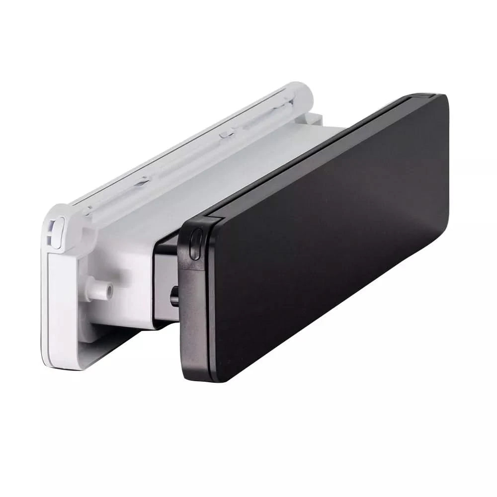 Homebox brievenbus zwart RAL 9005 / wit RAL 9010 – vooraanzicht