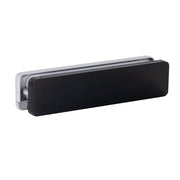 Homebox brievenbus zwart RAL 9005 / grijs RAL 7047 – vooraanzicht