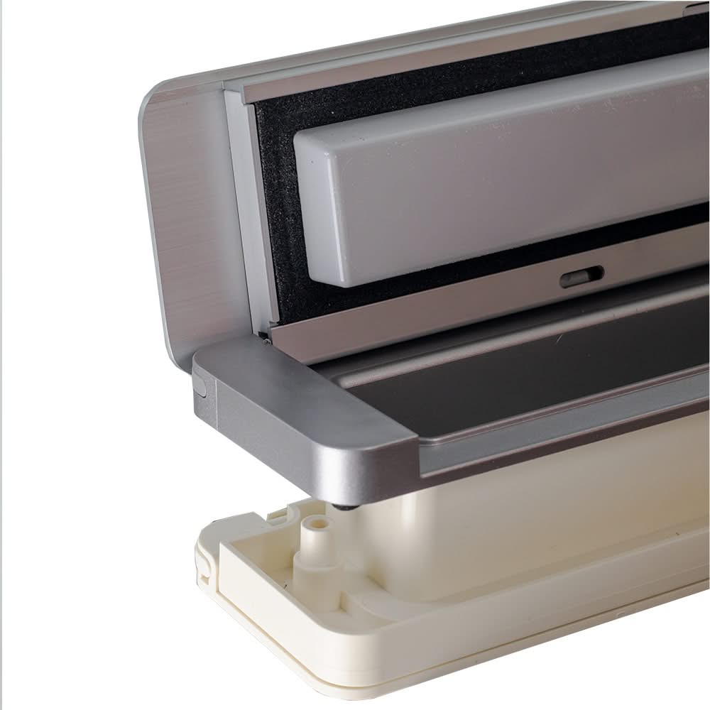 Homebox brievenbus aluinox / crèmewit RAL 9001 – productdetail