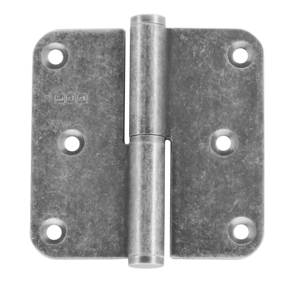HDD paumelle 80x80 mm Old Silver - detail