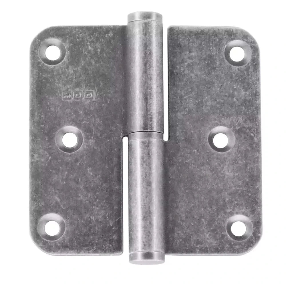 HDD paumelle 80x80x2,5 mm Old Silver - vooraanzicht