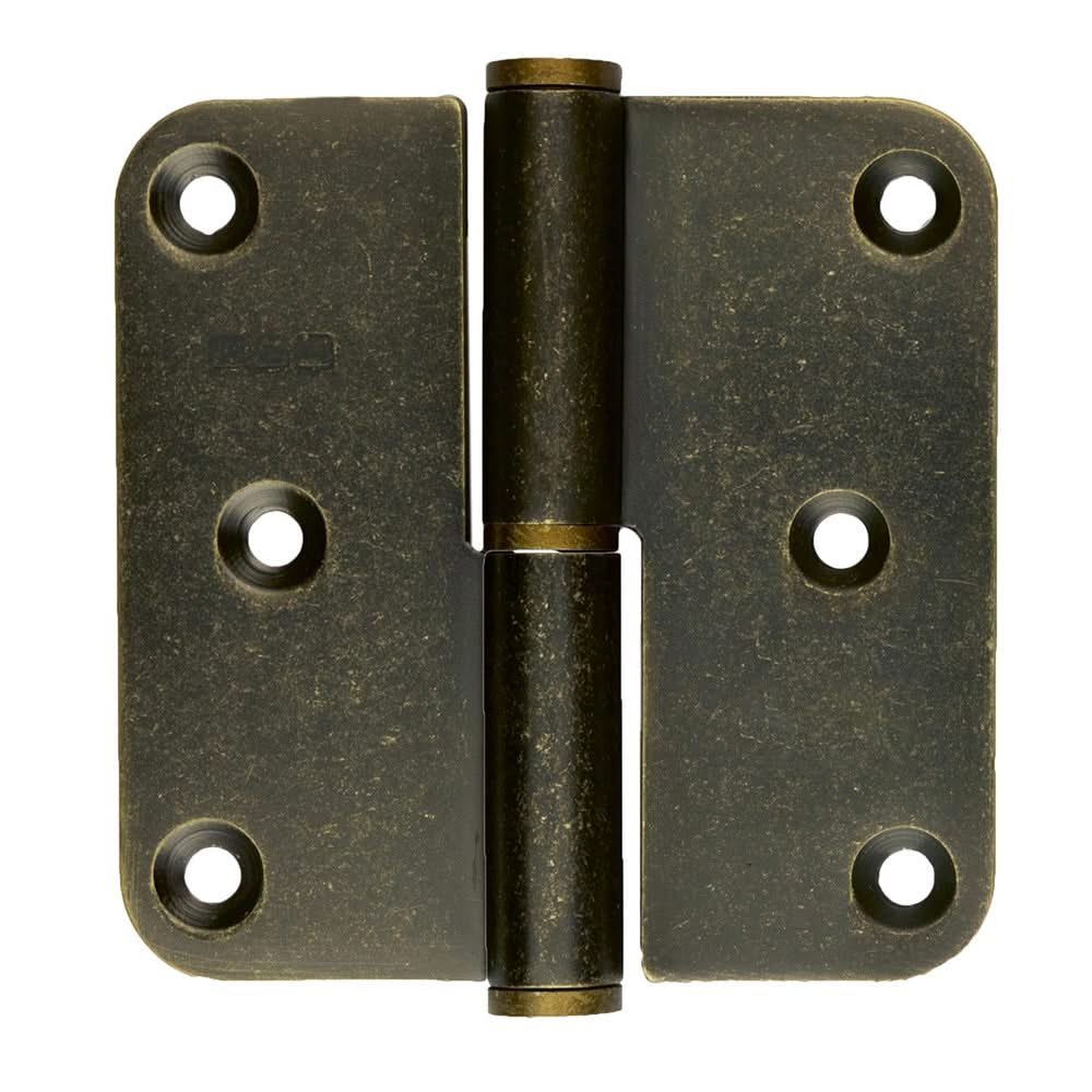 HDD paumelle 80x80x2,5 old brass vaas – detail