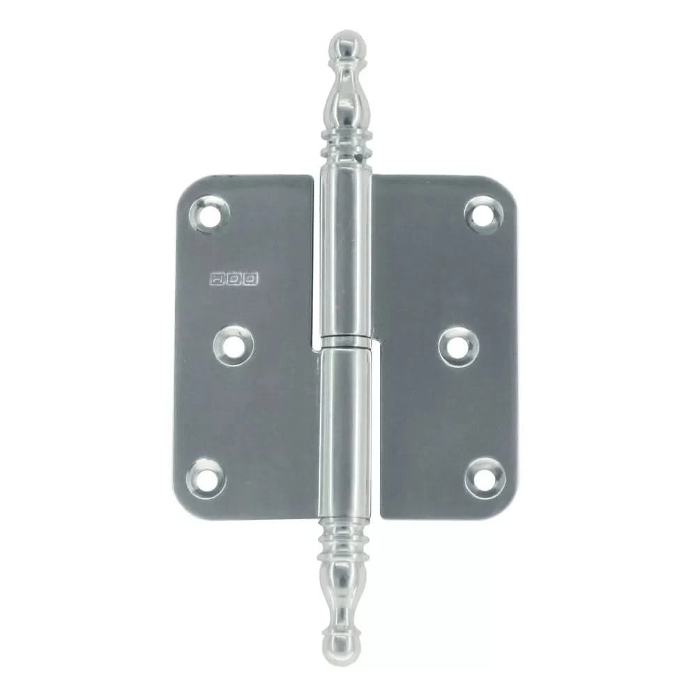 HDD paumelle 80x80 Vaas Nikkel vooraanzicht
