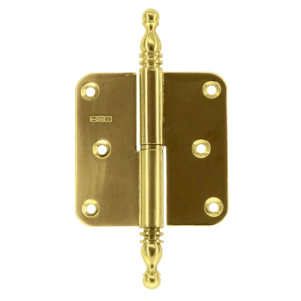 HDD paumelle 80x80x2,5 messing PVD vaaskop – detail zijkant