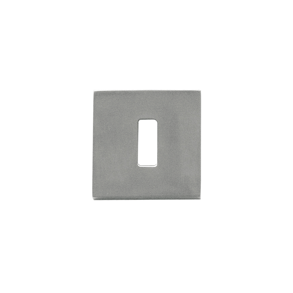 HDD Pro Sleutelplaatje Square 53 mm Inox Look inox-look sleutelrozet vooraanzicht