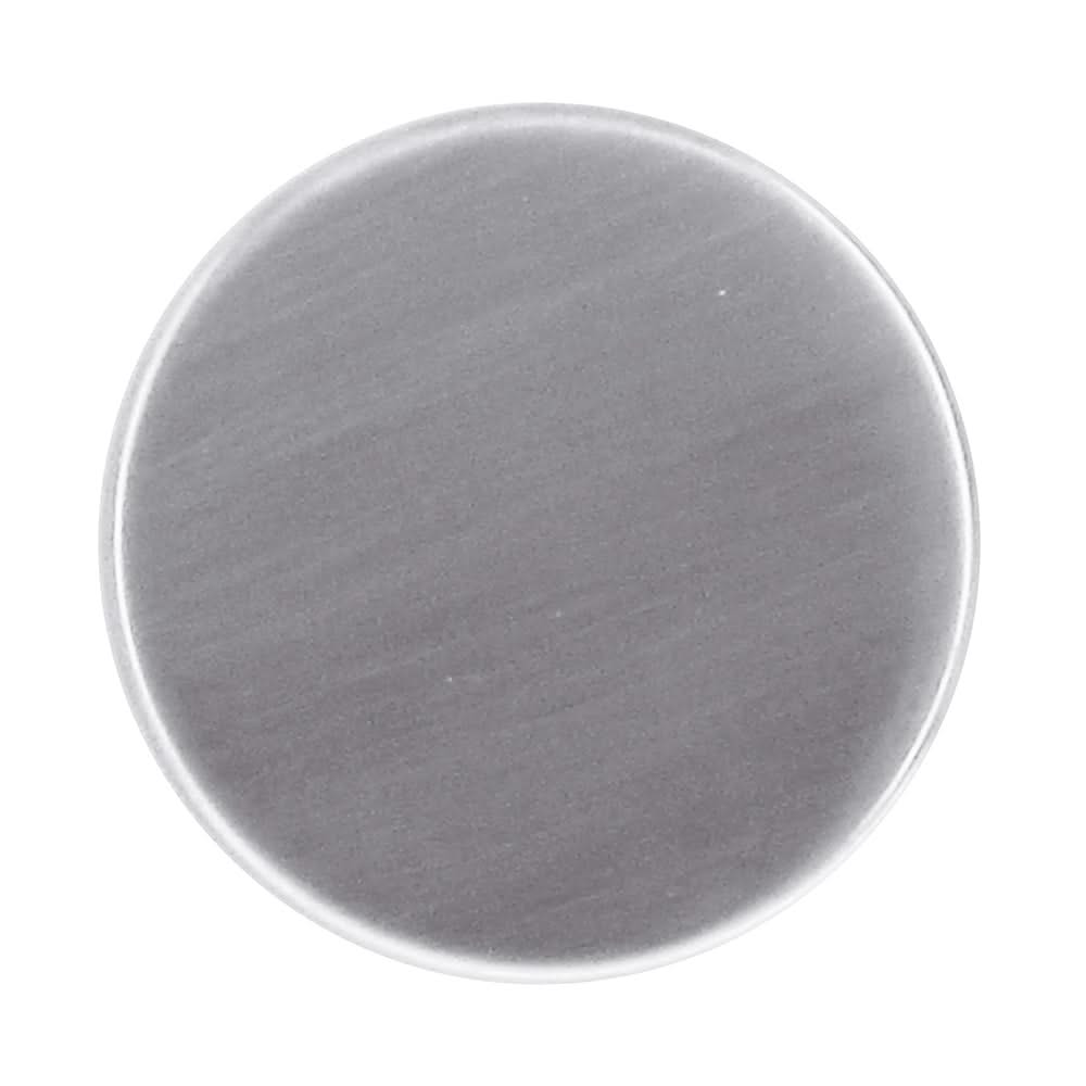 HDD Pro blind rozet rond 45 mm Inox Look vooraanzicht