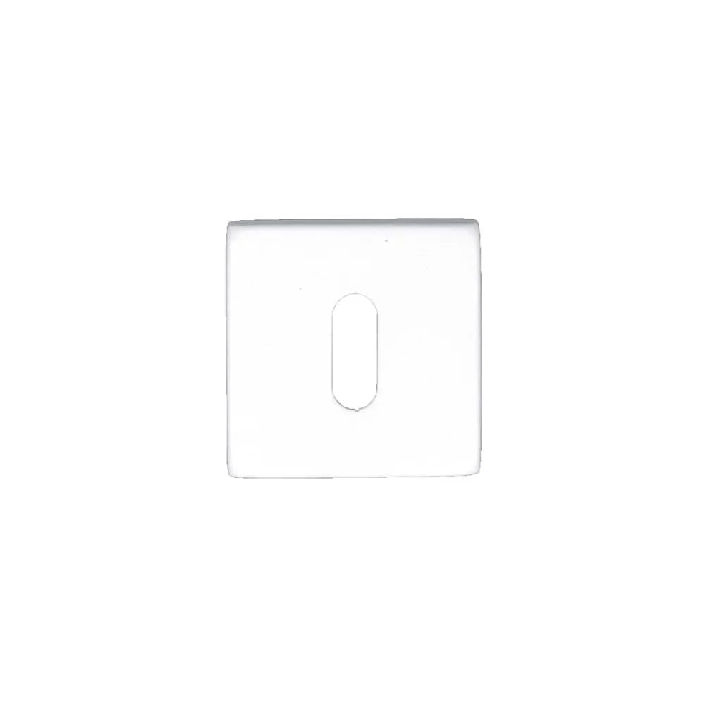 HDD Pro sleutelplaatje Square Shape wit structuur vooraanzicht