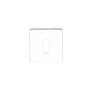 HDD Pro sleutelplaatje Square Shape wit structuur vooraanzicht