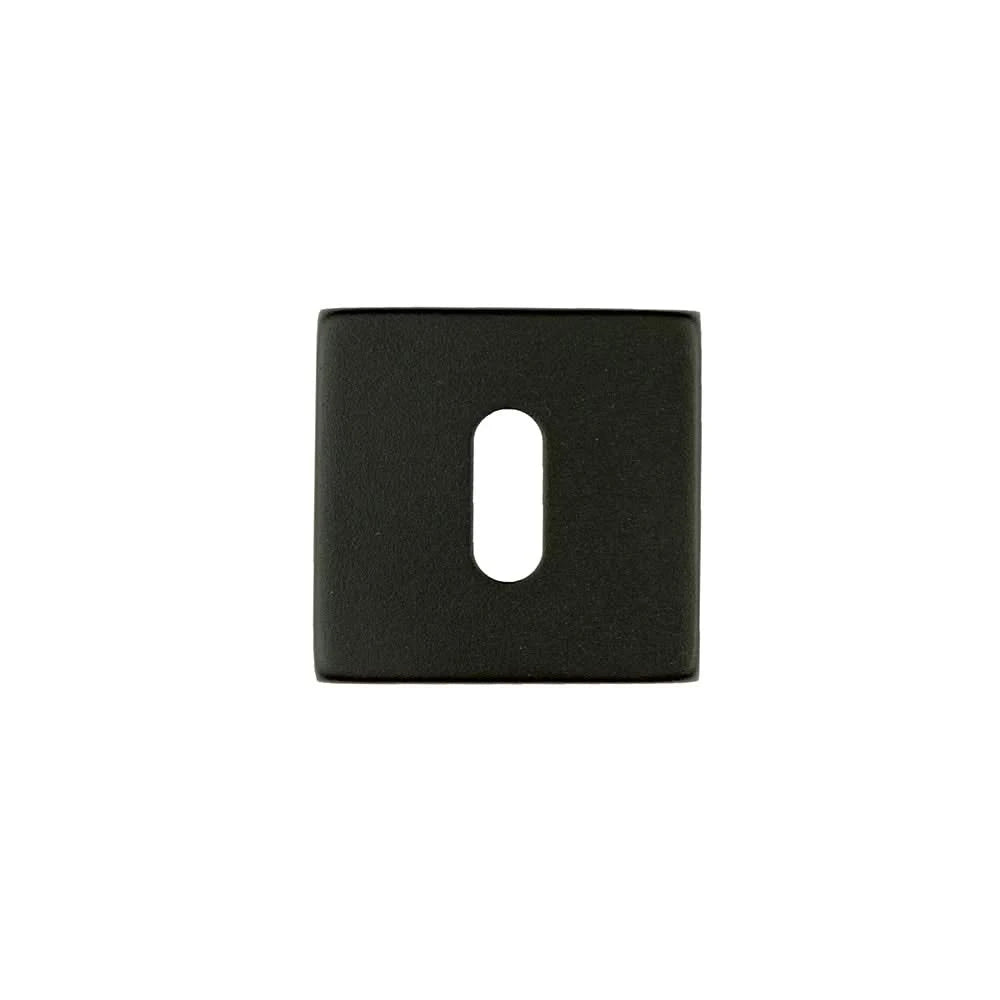 HDD Pro sleutelplaatje Square Shape zwart structuur vooraanzicht
