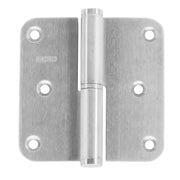 HDD paumelle 80x80x2,5 mm zilver vooraanzicht