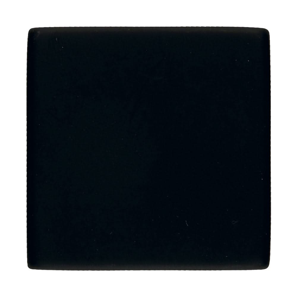 HDD Pro blind rozet vierkant zwart – vooraanzicht