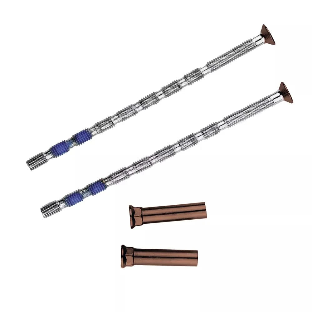 HDD Pro vijzenset patentbout 100 mm roest – vooraanzicht