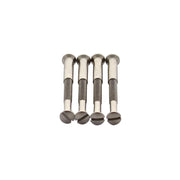 Intersteel patentbouten M4 x 38 mm met hulzen staal vernikkeld – vooraanzicht
