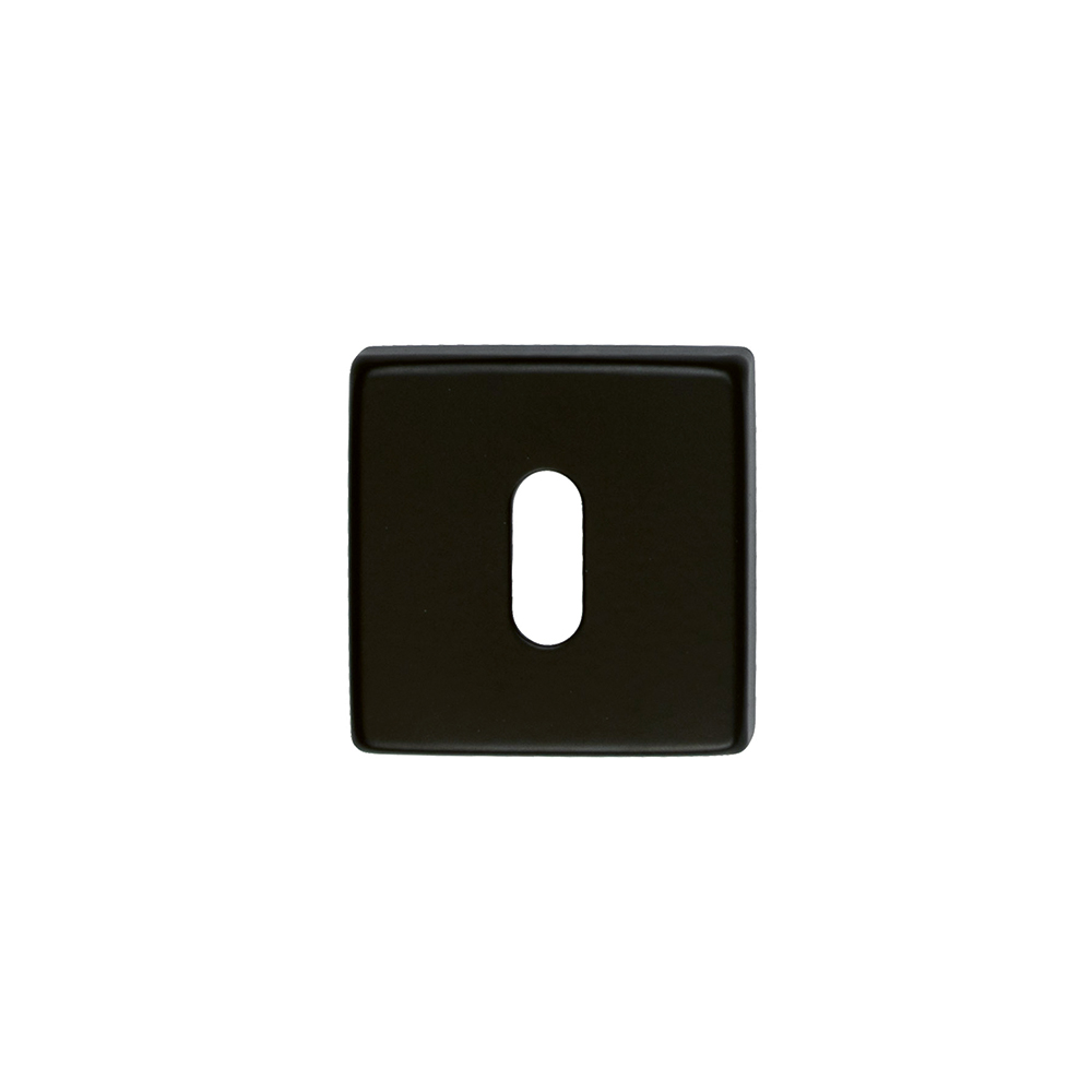 HDD Pro Sleutelplaatje Square 50 mm Mani Zwart zwart sleutelrozet vooraanzicht