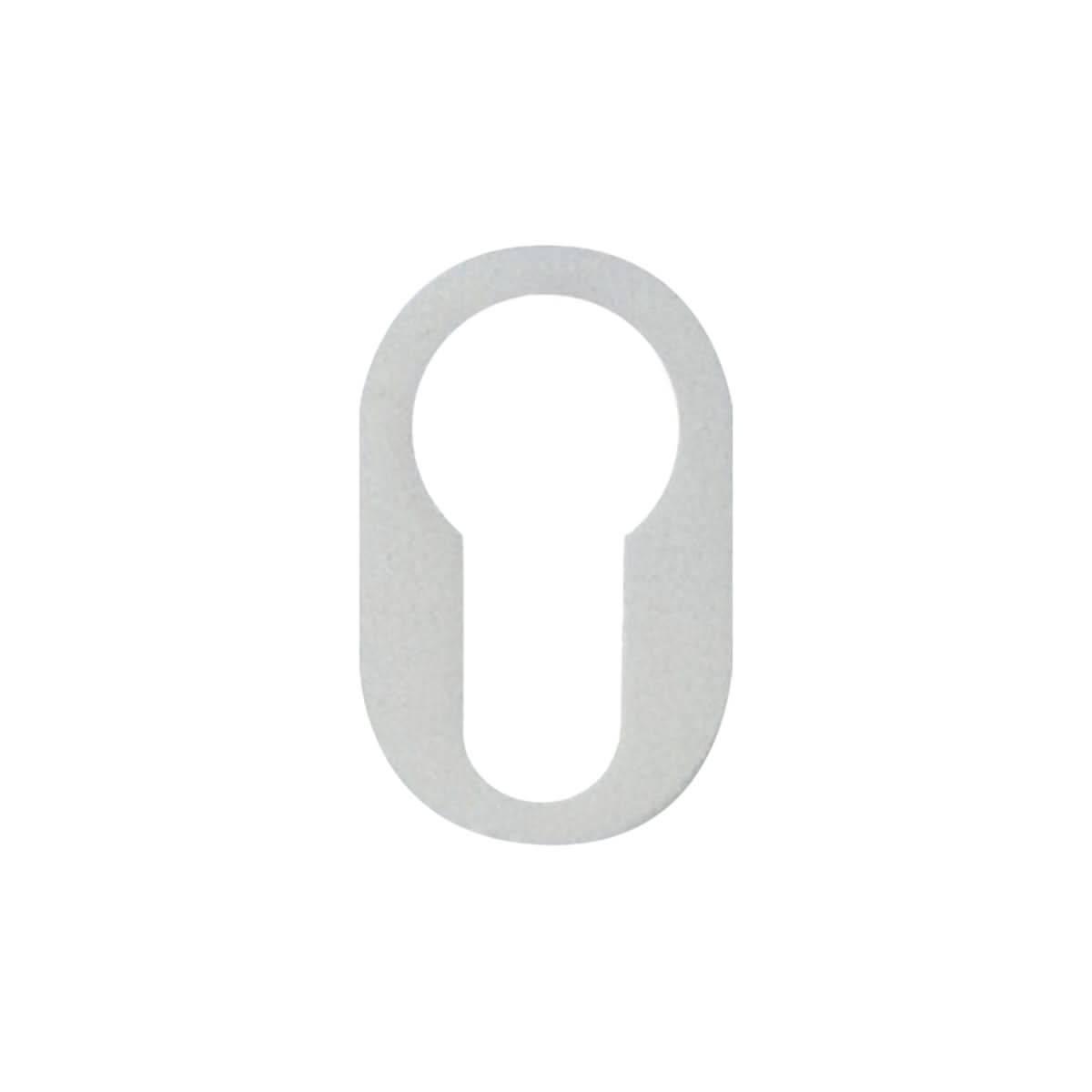 HDD Pro cilinderplaatje Rond Minimal wit structuur – vooraanzicht